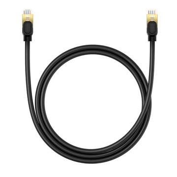 BASEUS SZYBKI KABEL SIECIOWY RJ45 cat.8 40Gbps MOCNY PRZEWÓD INTERNETOWY 1m