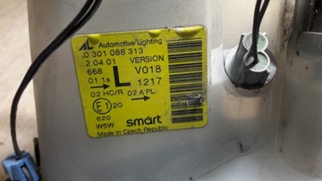 0301088313 SVĚTLOMET LEVÝ SMART FOURTWO