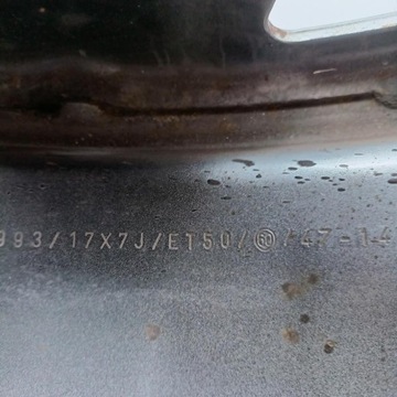 DISK OCELOVÝ MAZDA OE 7.0" X 17" 5X114.3 ET 50
