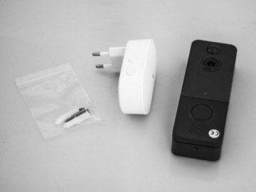 Беспроводной WI-FI ВИДЕОЗВОНОК Дверной звонок T8 Черный + ПРИЕМНИК