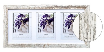 Рама для 3 фотографий 13x18 - рамки сосновой билеи