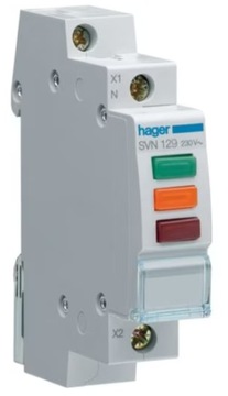 Lampka sygnalizacyjna 3 kolory Hager SVN129
