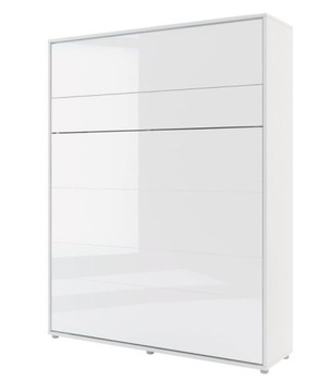 Półkotapczan BED CONCEPT BC-12 160x200biały połysk