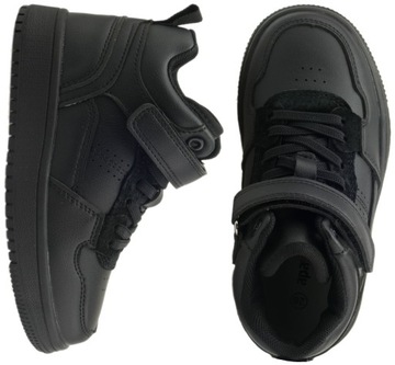 ADIDASY CHŁOPIĘCE WYSOKIE BUTY DZIECIĘCE SPORTOWE WKŁ. SKÓRA LEKKIE R.27