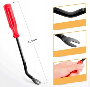 Spinki Kołki Klipsy Ściągacz DO TAPICERKI samochodowe ZESTAW XXL 663EL