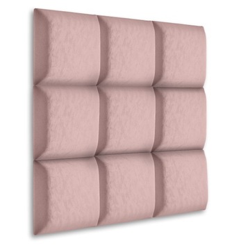 PANELE TAPICEROWANE NA ŚCIANĘ 40x40 ZAGŁÓWEK WELUR