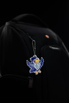 БРЕЛОК-КУЛОН СО Светоотражающей биркой в ​​виде птицы