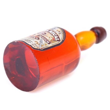 2 sztuki miniaturowe butelki whisky modele domek dla lalek żywność artykuły spożywcze kuchnia