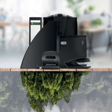 Leitz NeXXt Recycle дырокол на 30 листов, черный