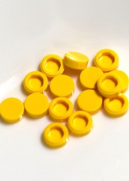 LEGO płytka tile yellow żółty 1x1 98138 15szt