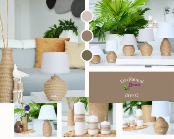 Высокий цветочный горшок, оплетенный джутовым шнуром 41 корзина BOHO