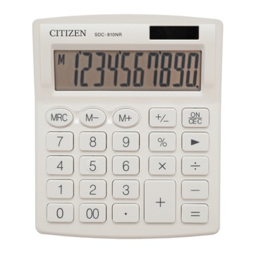 Калькулятор офисный CITIZEN SDC-810NRWHE, 10 разрядов