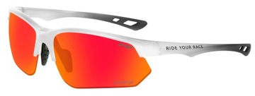 Okulary R2 Drop Active Czerwone Szkła-Białe Ramki