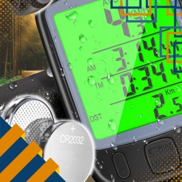 Водонепроницаемый счетчик велосипедов, спидометр с подсветкой, 25 функций ЖК-дисплея.