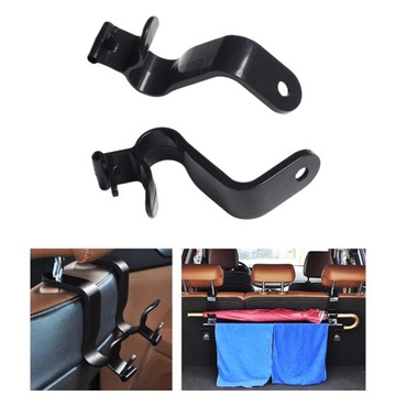 2 вешалки для подголовников автокресла, сменный крючок