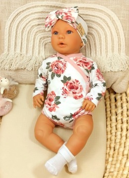 КОНВЕРТ С ДЛИННЫМ РУКАВОМ размер 74 РЕТРО РОЗЫ /47/