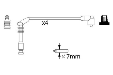 0986357126 PŘÍVODY ZAPALOVACÍ BOSCH B 126