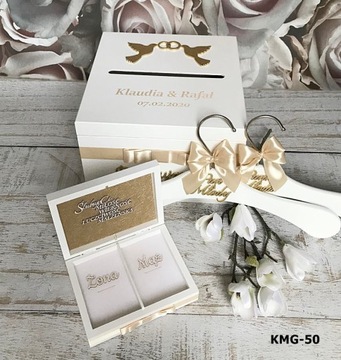 Набор конвертов, вешалки для обручальных колец, различные граверы.