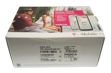 100% NOWA ORYGINALNA NOKIA 6070 RM-166 SREBRNY