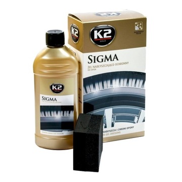 K2 SIGMA TIRE RUBBER SHINE GEL 0,5л губка