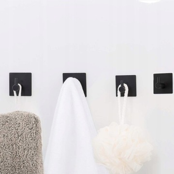 HACZYKI samoprzylepne wieszak na ręczniki łazienki