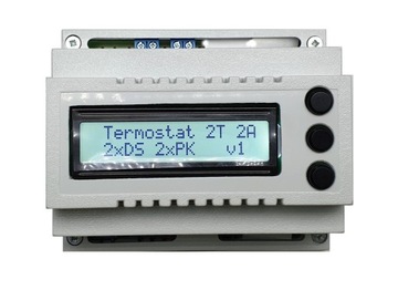 Termostat 2 kanałowy Grzanie Chłodzenie Alarm V1
