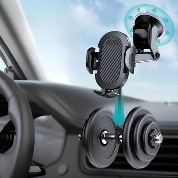 UCHWYT DO SAMOCHODU NA TELEFON SZYBĘ KOKPIT SAMOCHODOWY MOCNY
