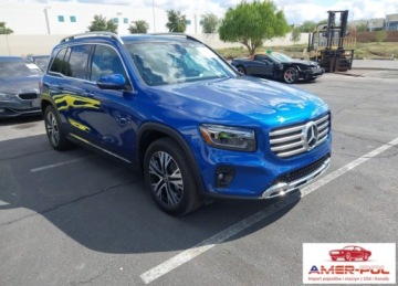 Mercedes GLB SUV 2.0 250 224KM 2024 Mercedes-Benz GLB 2024r., Glb 250 4matic, 2L, od ubezpieczalni 2.0 Benzyna