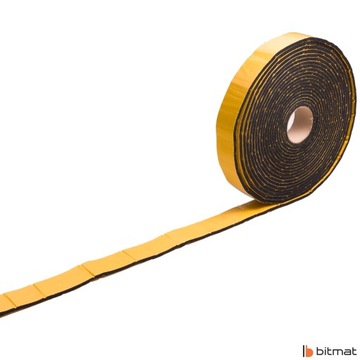 Прочная, водонепроницаемая, двусторонняя, самоклеящаяся резиновая изоляционная лента, 6 мм.