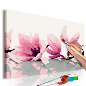 OBRAZ DO MALOWANIA Z FARBKAMI MAGNOLIA 60 x 40 CM