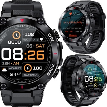 SMARTWATCH MĘSKI ZEGAREK Z GPS 480mAh POLSKIE MENU