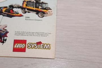 КАТАЛОГ LEGO 1994 923325 LEGOLAND UNIKAT K3287