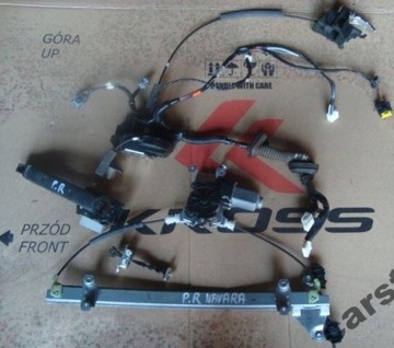 NISSAN NAVARA D40 MECHANIZMUS OPUSTIT OKNO R