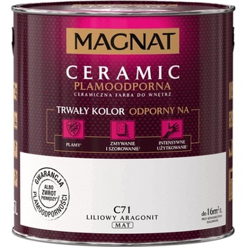 FARBA MAGNAT CERAMIC 2,5L C71 LILIOWY ARAGONIT