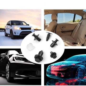 ЗАЖИМЫ АВТОМОБИЛЬНЫЕ ШПИЛЬКИ УНИВЕРСАЛЬНЫЕ ДЛЯ АВТООБИВКИ + СЪЕМНИКИ