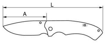 IRIMO 669-190-1 НОЖ СО СКЛАДНЫМ ЛЕЗВИЕМ 77 мм