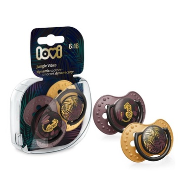 Соска LOVI DYNAMIC SILICONE 6-18 М 2 ШТ. ВИДУ ДЖУНГЛЯ 22/903ДЕВУШКА