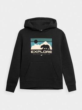 ТОЛСТОВКА С КАПЮШОНОМ 4F ДЛЯ МАЛЬЧИКОВ JSS23SM241