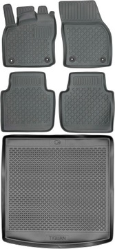 VW Tiguan Allspace 2017- Dywaniki + bagażnik