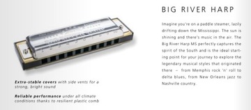 Big River Harp Диатоническая гармоника Hohner соль мажор