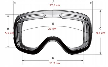 GOGLE ARCTICA G-105 MAGNETIC WYMIENNA SZYBA LUSTRO KOMINIARKA GRATIS KAT. 3