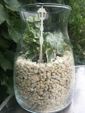 ПИК ЛЕСНОЙ СТЕКЛЯННЫЙ МИНИ ФОНАРЬ 8 СМ 1 ШТ. ДЕКОР БАНКИ