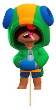 ТОПЕРСЫ ДЛЯ ТОРТА ТОРКАПЫ КУПЕТЫ УКРАШЕНИЯ BRAWL STARS BRAYER LEON 8 шт.