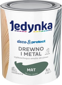 Jedynka Deco&Protect Mat Zielony ciemny 0,7L