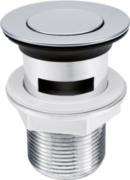 KOREK DO UMYWALKI KLIK KLAK Z PRZELEWEM STANDARDOWY GWINT 5/4