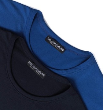 EMPORIO ARMANI 2-PACK T-SHIRT KOSZULEK GIFT BOX NAVY/BLUE roz. M