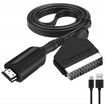 HDMI-kompatybilny Z Adapterem Scart Silikonowy