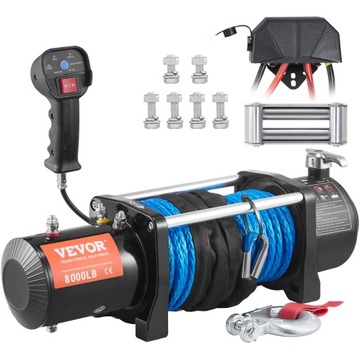 VEVOR Wyciągarka Wciągarka Elektryczna 12V 3629kg