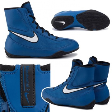Buty bokserskie treningowe męskie Nike Machomai 2 Niebieskie r. 45