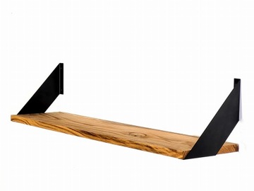 Ścienna Półka Lite Drewno Duży Wybór 50x27x2cm
